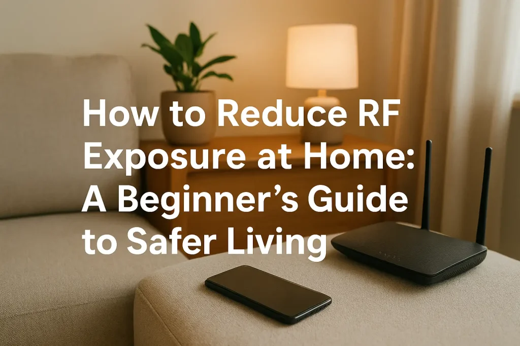 how to reduce rf exposure at home